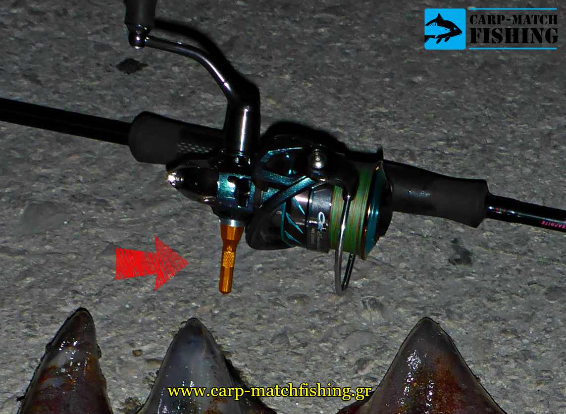 reel stand gold eging stand prostasias mixanismon carpmatchfishing