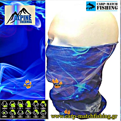 bandana tube summer blue smoke alpine thermal carpmatchfishing