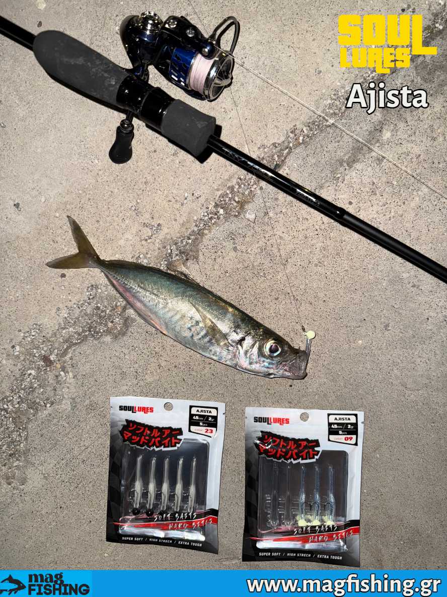 Soul lures ajista silikon lures magfishing.gr