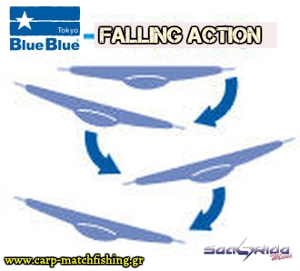 falling action jig carpmatchfishing searide mini blue blue