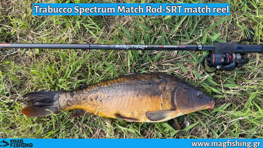kyprinos carp trabucco spectrum match rod srt fd 2500 reel magfishing.gr