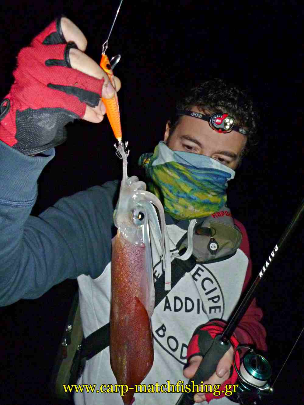 troper eging squid carpmatchfishing